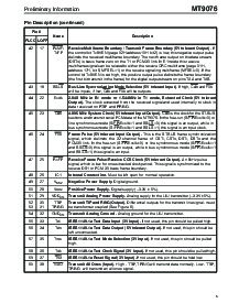 浏览型号MT9076AP的Datasheet PDF文件第5页