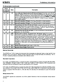 浏览型号MT9076AP的Datasheet PDF文件第6页