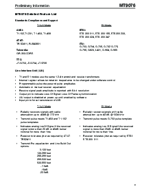 浏览型号MT9076AP的Datasheet PDF文件第9页