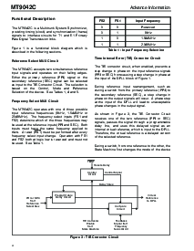 浏览型号MT9042CP的Datasheet PDF文件第4页
