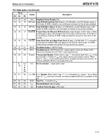 浏览型号MT9172AP的Datasheet PDF文件第3页