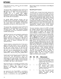 浏览型号MT9092AP的Datasheet PDF文件第6页