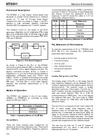 浏览型号MT9041AP的Datasheet PDF文件第4页
