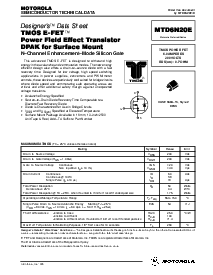 浏览型号MTD6N20E的Datasheet PDF文件第1页