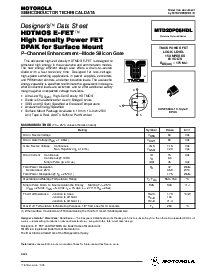 浏览型号MTD20P06HDL的Datasheet PDF文件第1页