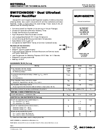 浏览型号MUR1620CTR的Datasheet PDF文件第1页