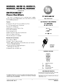 浏览型号MUR810的Datasheet PDF文件第1页