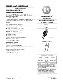 浏览型号MUR8100E的Datasheet PDF文件第1页
