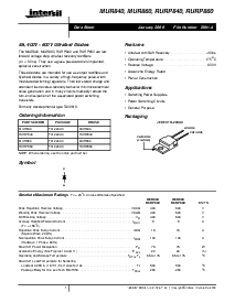浏览型号MUR840的Datasheet PDF文件第1页