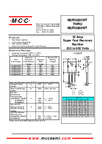 浏览型号MUR3020WT的Datasheet PDF文件第1页