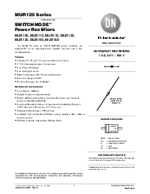 浏览型号MUR140RL的Datasheet PDF文件第1页