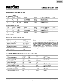 浏览型号MX23C2100PC-12的Datasheet PDF文件第2页
