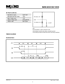 浏览型号MX23C8100PC-10的Datasheet PDF文件第4页