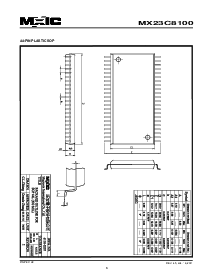 浏览型号MX23C8100PC-10的Datasheet PDF文件第6页