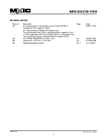 浏览型号MX23C8100PC-10的Datasheet PDF文件第8页