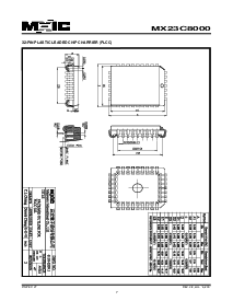 浏览型号MX23C8000MC-12的Datasheet PDF文件第7页