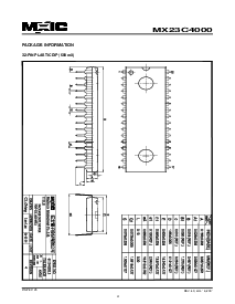 浏览型号MX23C4000TC-15的Datasheet PDF文件第4页