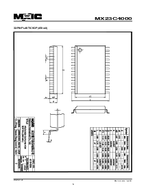浏览型号MX23C4000TC-15的Datasheet PDF文件第5页