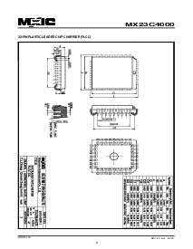 浏览型号MX23C4000TC-15的Datasheet PDF文件第6页