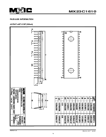 浏览型号MX23C1610TC-10的Datasheet PDF文件第5页