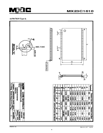 浏览型号MX23C1610TC-10的Datasheet PDF文件第8页