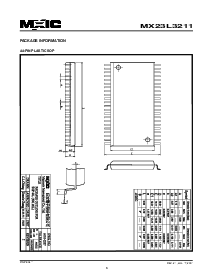 浏览型号MX23L3211TC-10的Datasheet PDF文件第6页