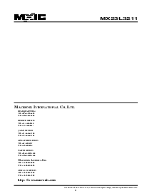 浏览型号MX23L3211TC-10的Datasheet PDF文件第9页