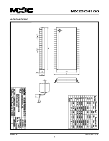 浏览型号MX23C4100的Datasheet PDF文件第6页