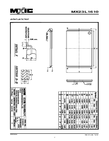 浏览型号MX23L1610TC-15的Datasheet PDF文件第7页