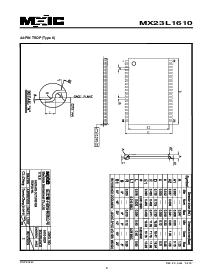 浏览型号MX23L1610TC-15的Datasheet PDF文件第8页