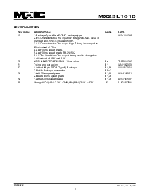 浏览型号MX23L1610TC-15的Datasheet PDF文件第9页