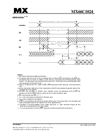 浏览型号MX66C1024MC-70的Datasheet PDF文件第7页