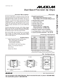 浏览型号MXL1013IS8的Datasheet PDF文件第1页