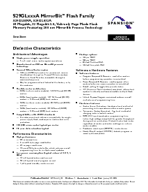 浏览型号S29GL064A10TFI的Datasheet PDF文件第3页