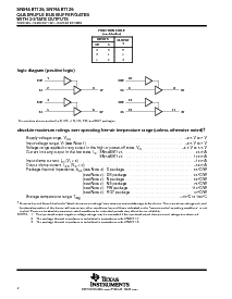 浏览型号SN74ABT126PWR的Datasheet PDF文件第2页