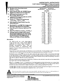浏览型号SN74ABT16374ADL的Datasheet PDF文件第1页