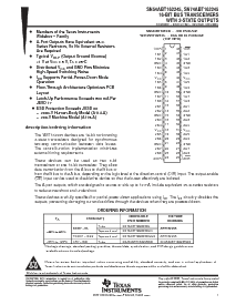 浏览型号SN74ABT162245DLR的Datasheet PDF文件第1页
