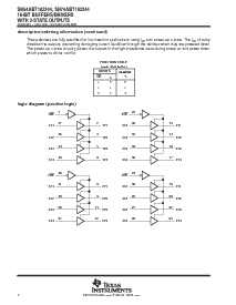 浏览型号SN74ABT162244DGGR的Datasheet PDF文件第2页