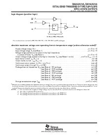 浏览型号SN74LV574ADBR的Datasheet PDF文件第3页