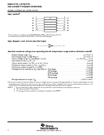 浏览型号SN74LV14ADGV的Datasheet PDF文件第2页