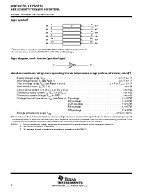 浏览型号SN74LV14ADB的Datasheet PDF文件第2页