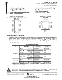 浏览型号SN74HC244ADBLE的Datasheet PDF文件第1页