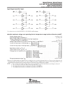 浏览型号SN74LVTH244ADBLE的Datasheet PDF文件第3页