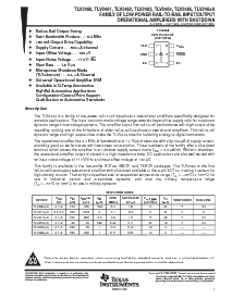 浏览型号TLV2464AIDRG4的Datasheet PDF文件第1页