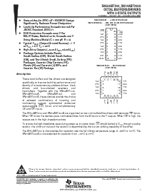 浏览型号SN74ABT244ANSR的Datasheet PDF文件第1页