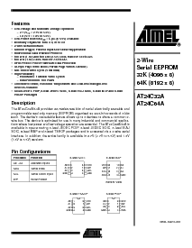 浏览型号AT24C64AN-10SI-2.7的Datasheet PDF文件第1页