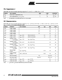 浏览型号AT24C64AN-10SI-1.8的Datasheet PDF文件第4页