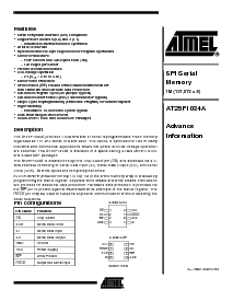 浏览型号AT25F1024AN-10SU-2.7的Datasheet PDF文件第1页