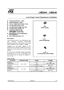 浏览型号LM324APT的Datasheet PDF文件第1页