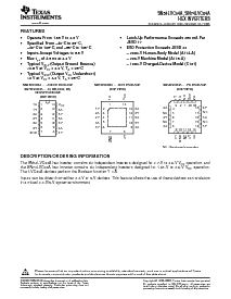 浏览型号SN74LVC04APWG4的Datasheet PDF文件第1页